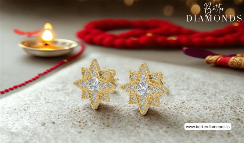 Why Lab Grown Diamond Earrings Are the Best Rakhi Gift for Your Sister