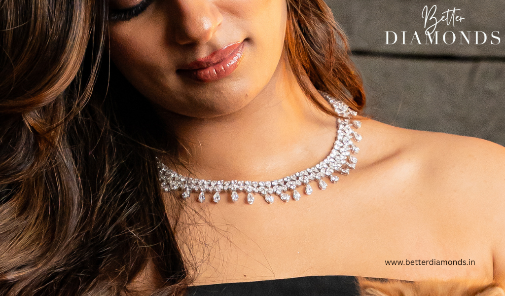 This Year’s Hottest Lab Grown Diamond Necklace Designs for Indian Jewellery Lovers
