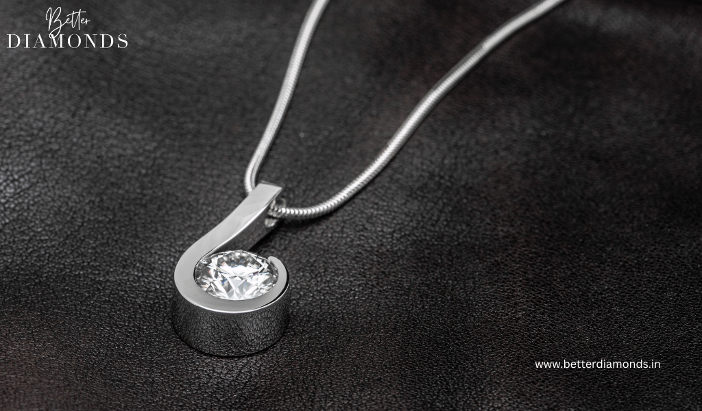 Best Lab Grown Diamond Pendant for Office Wear