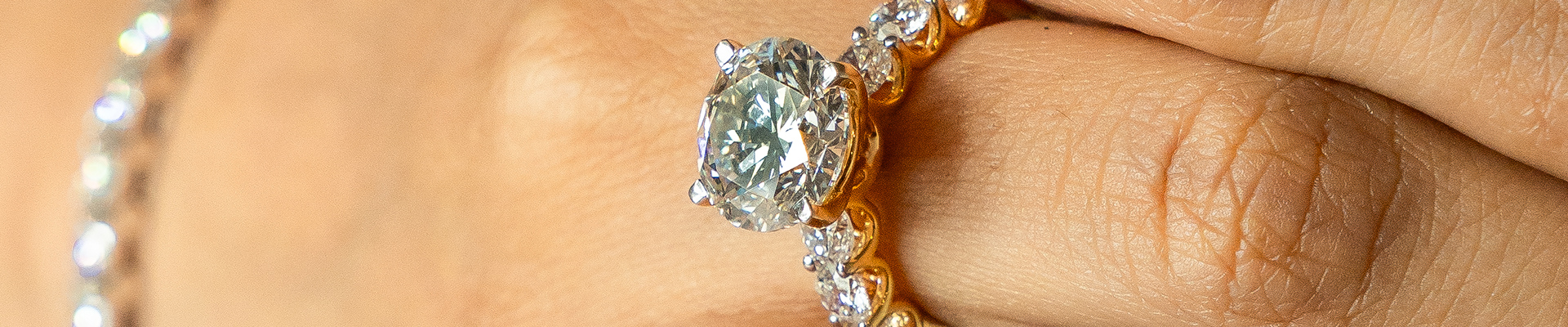 Lab-Grown Diamond Halo Rings Lab-Grown Diamond Halo Rings