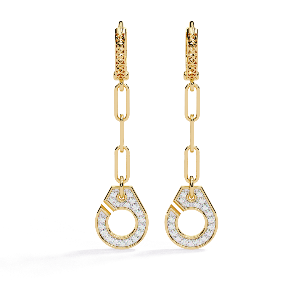 Gem Lock Hoops