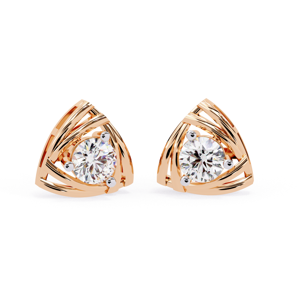Trilune Solitaire Studs
